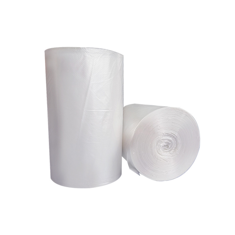 Hotel suministros blanco pequeña bolsa de basura hogar al por mayor tamaño pequeño transparente espesado desechable negro