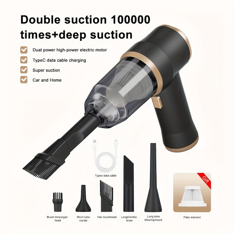 Handheld wires portable vacuum cleaner, rechargeable,200|undefined