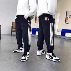 男童裤子春秋儿童2025新款中大童宽松休闲灯芯绒加厚百搭休闲长裤
