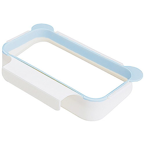 Cabinet door garbage bag hanger kitchen plastic bag storage rack classification storage bag organizer rack wall-mounted support rack