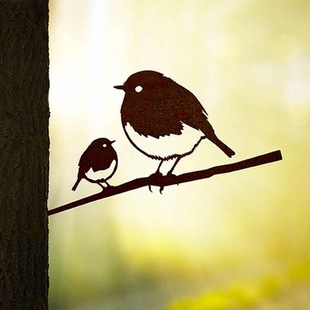 �羳����֪���B��С�B�_�e��Ӱ������Metalbird Robin Silhouet
