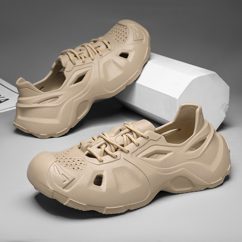 2024 nuevos zapatos agujeros de verano ventilados agujeros deportivos todo incluido sandalias para hombres zapatos de playa al aire libre zapatos de nadar