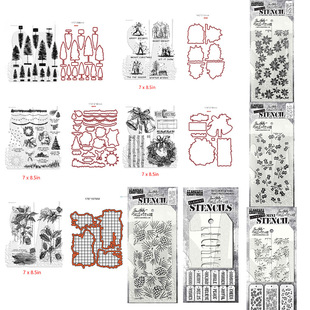 Christmas tree and Bell series Cutting dies cut die DIY embossed scrapbook mold greeting card new