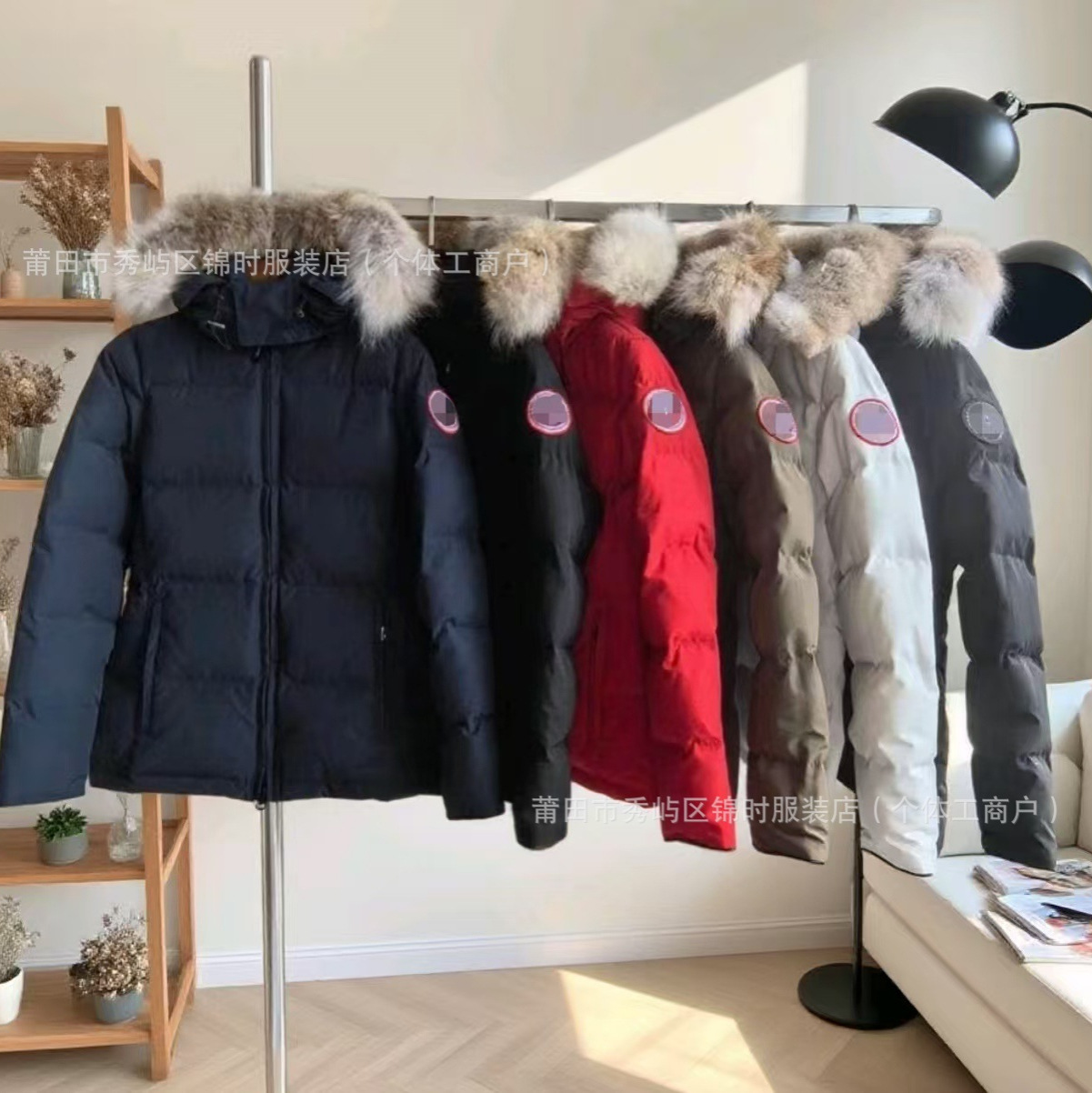 Putian New Model 04 Large Goose down Jacket for Women, Waist-Cinching, Hooded, Stand-Up Collar, Fashionable Trendy Coat, Cross-Border Wholesale