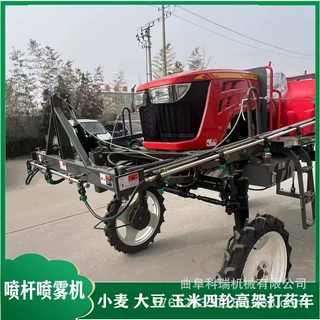 乘坐式四轮打药植保机农用小麦玉米杀虫喷药机自走式喷杆喷雾机