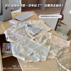 6 パック 1628 フレンチ シチリア 10A シルク ソフト コットン パンツ、優しく甘く通気性のある女性用ブリーフ