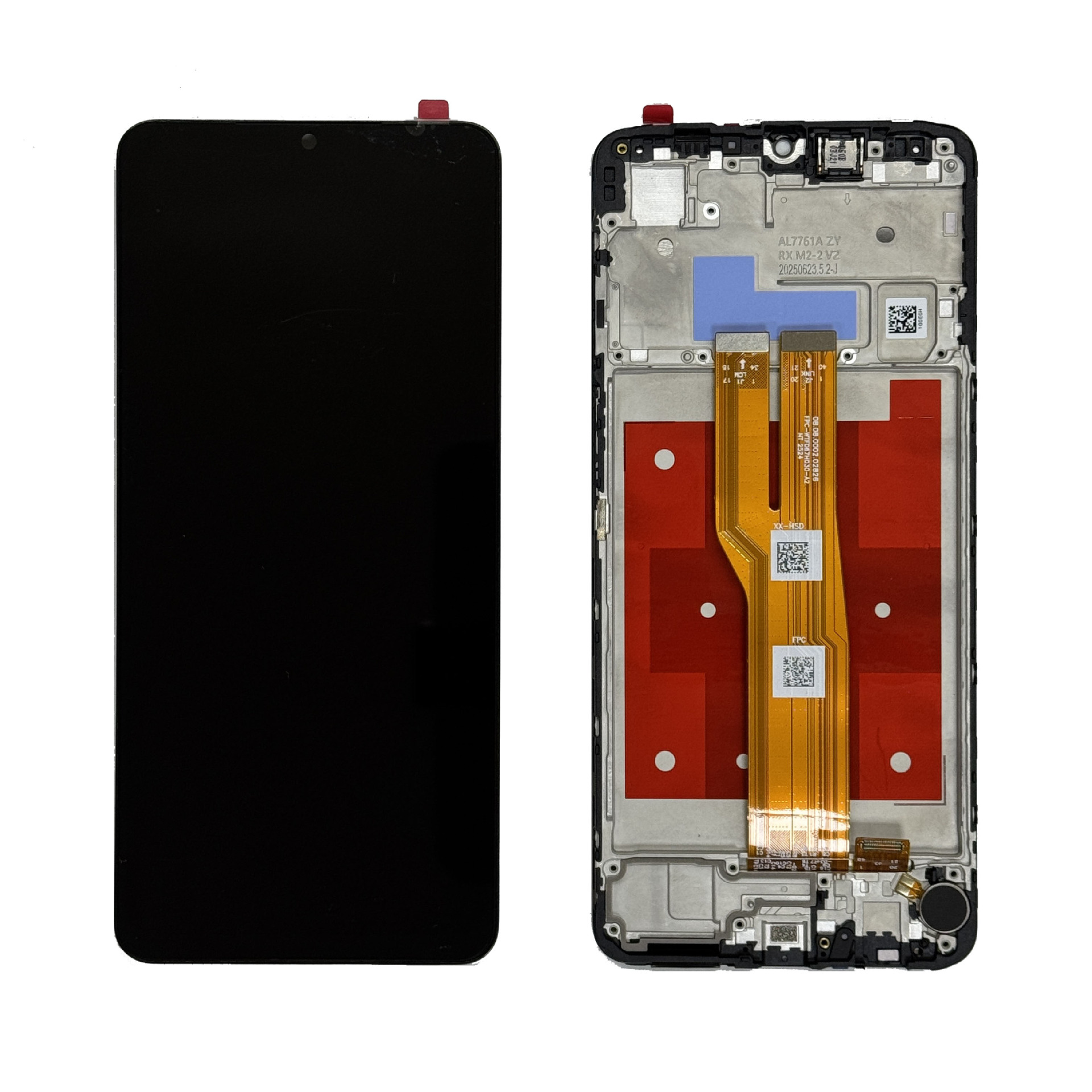 Aplicable a Samsung A07 conjunto de pantalla de teléfono móvil A07WF con accesorios