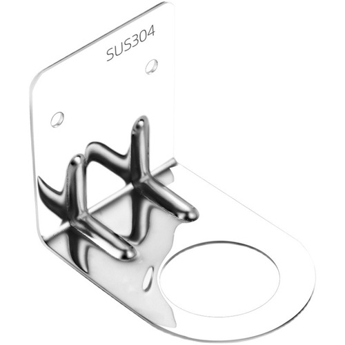 Stainless Steel No Hole Hanging Bottle Rack Hanging Bottle Holder Shampoo Hand Sanitizer Support Bathroom Bathroom Shower Gel Shelf 