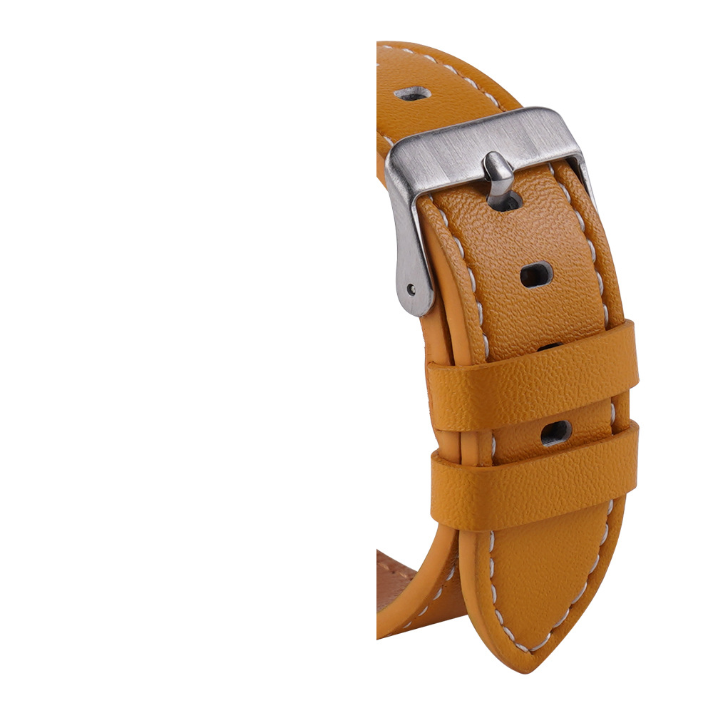 Aplicable a Huawei Samsung WATCH3 GT3WATCH 3Pro reloj inteligente correa de cuero plana fábrica en stock