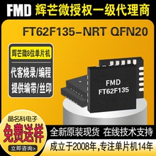 FT62F135-NRT QFN20輝芒帶觸摸的單片機國產芯片電子方案商燒錄廠