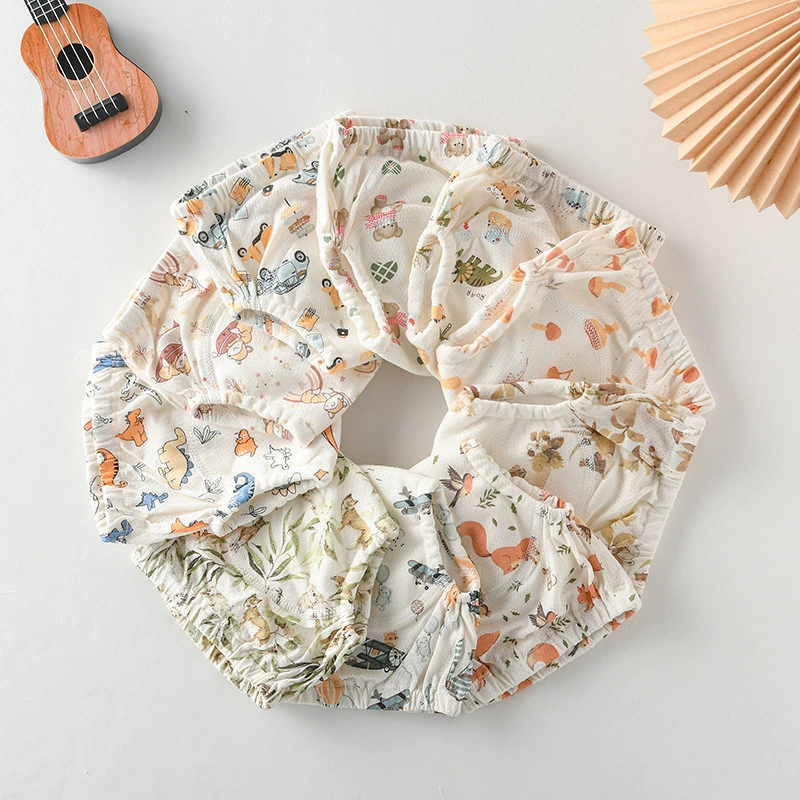 Корейская версия хлопчатобумажных детских тренировочных брюк водонепроницаемые подгузники марлевые учебные брюки типа хлопчатобумажные дышащие подгузники