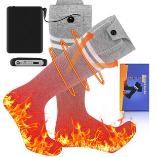 Cross-Border Exclusive App Heated Socks Electric Heated Socks for Winter Skiing Outdoor Full-Foot Heating Surround 3D Manufacturer