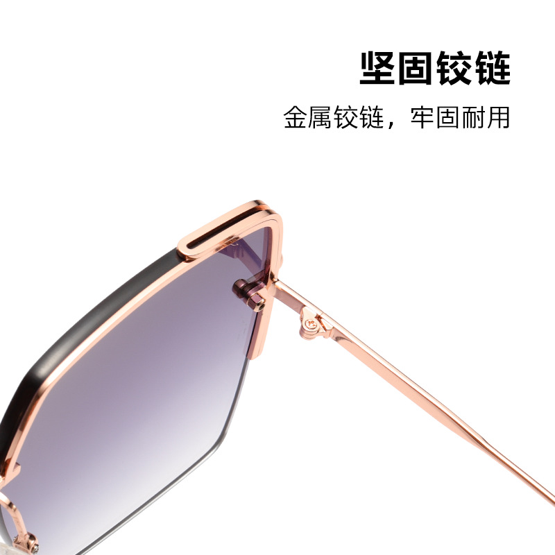 Nuevas gafas de sol de las mujeres de moda pequeñas sol a prueba de sol JS8560 gafas de sol de nylon a prueba de rayos UV