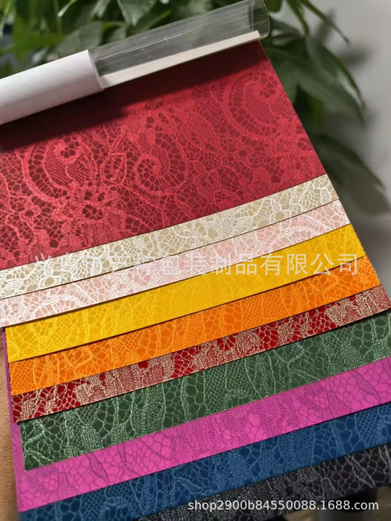 Nuevo papel de encaje en stock estampado papel de textura caja de regalo de té acompañante papel de embalaje de regalo de mano papel de patrón decorativo