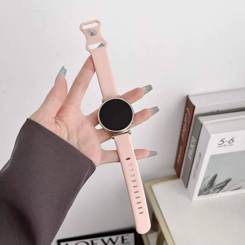 Suitable for Huawei Gt6 Watch Strap, Gt2E Slim Waist Silicone Strap, Gt5 Wristband, Gt4 Women's Watch, Watch3/4Pro, Honor Gs