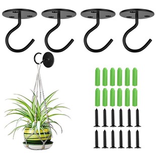 Cross-border Iron Hook Ceiling Hook Potted Balcony Flower Basket Hook Wall Hook Cool Clothes Hook