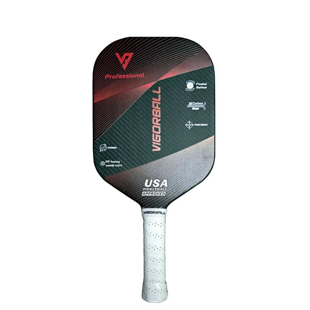 Карбоновые волокна Pickleball T700-16 горячего прессования интегрированная безрамочная матовая поверхность из частиц