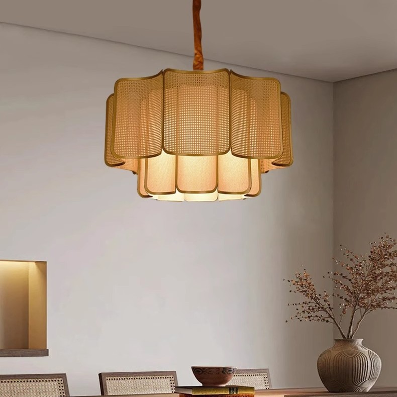 Sala de té Zen de estilo antiguo estilo japonés restauración alojamiento residencial estilo chino pastoral estudio lámpara Zhongshan