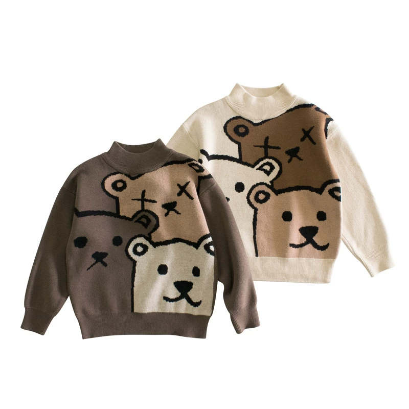 27kids Cross -border children's clothing Live Source Children's Sweatel Bear Kedswear Male Baby Clothing