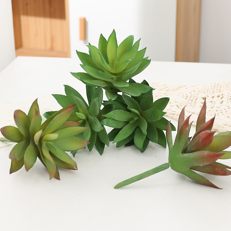 仿真芦荟可插盆多肉植物手感胶芦荟多肉绿植盆景仙人掌室内装饰摆