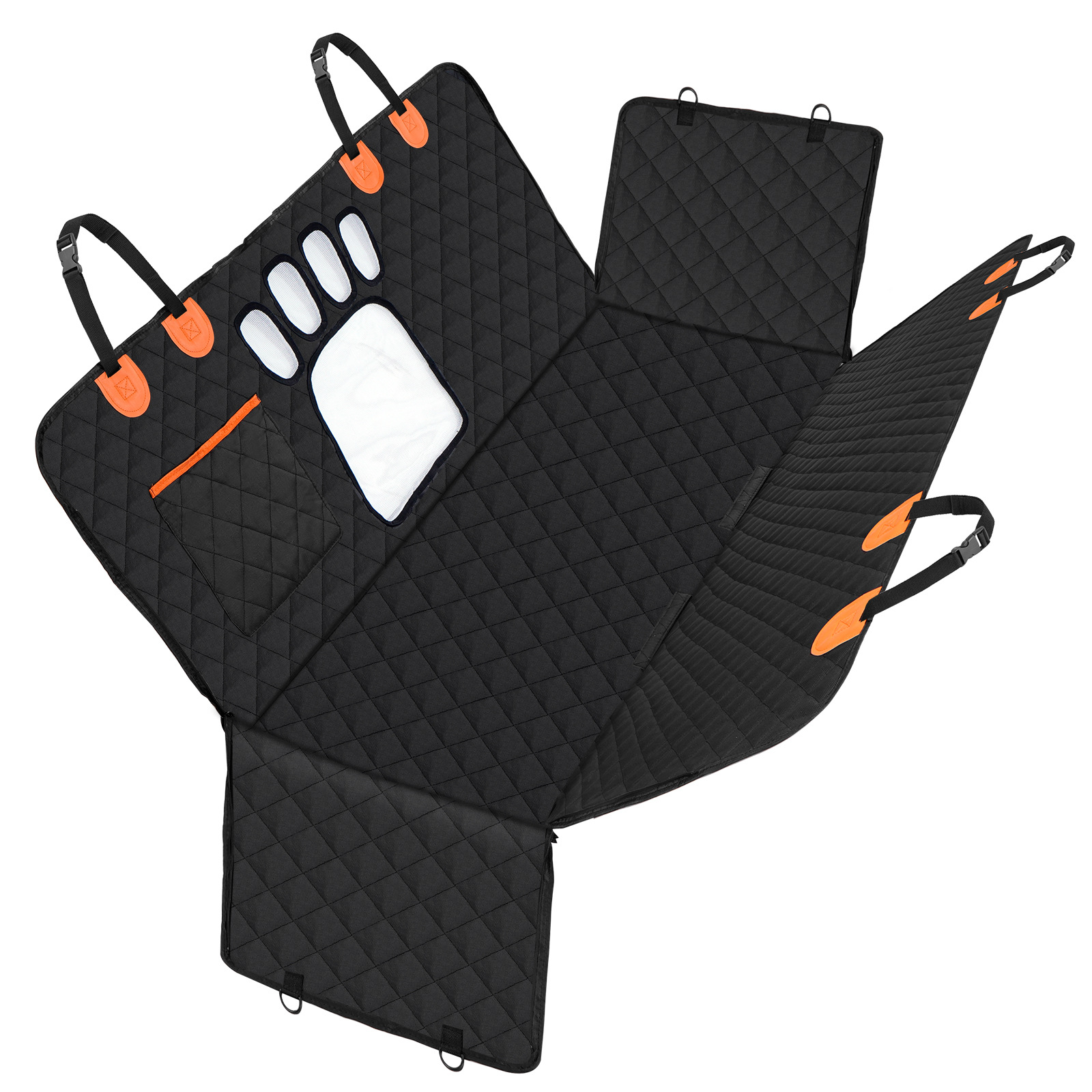 완전히 둘러싸인 개 발(두꺼워지고 미끄럼 방지)