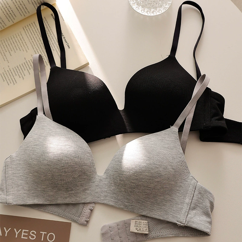 Push-up bra, wireless comfortable support, seamless underwire-free design, sizes 70A–85B