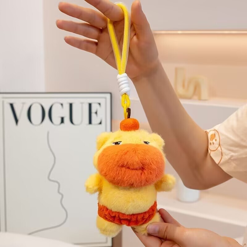 カピバラ Dudu 人形バッグペンダントキーホルダーインターネット有名人かわいい絵文字ぬいぐるみ面白い漫画人形|undefined