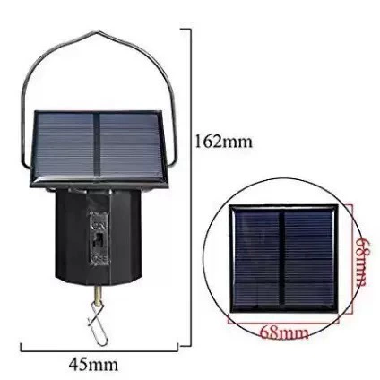 Зеленый солнечный электродвигатель для уличных динамичных вращающихся ветряных колокольчиков и ветряных мельниц, фотоэлектрический