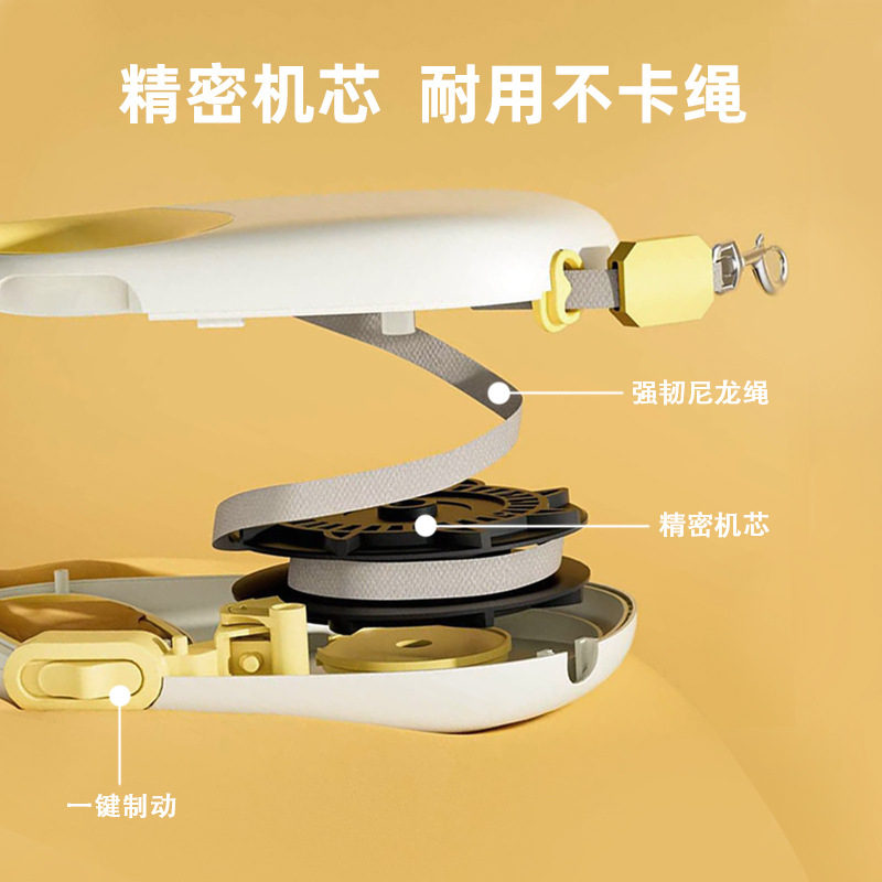 Nueva correa para pasear al perro, correa para perro retráctil libre, correa de tracción portátil 5M para perros pequeños y medianos, suministros para mascotas al por mayor