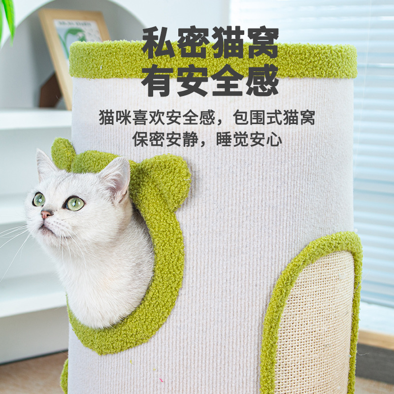 La tabla de rasguño para gatos no es resistente a las virutas.