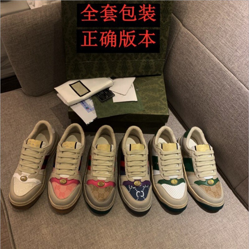 莆田纯原小脏鞋做旧脏脏鞋G家 复古脏脏鞋女小脏鞋运动休闲帆布鞋|undefined