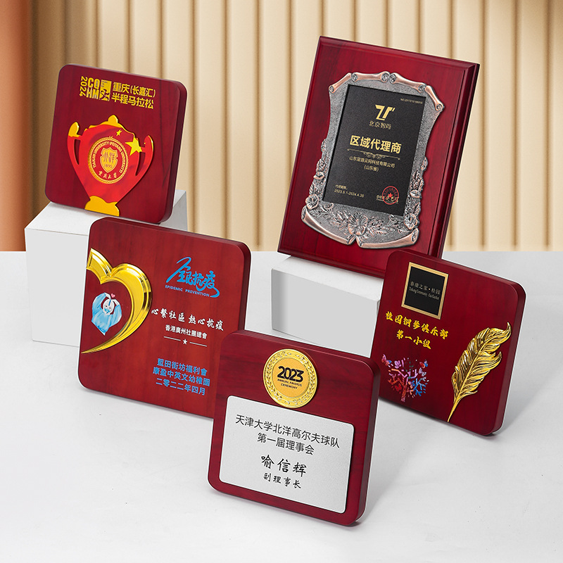 Licencia de madera de camphor, fabricación de medallas de madera, distribuidor de placas, agente de franquicia de tarjetas de licencia, excelente medalla de equipo