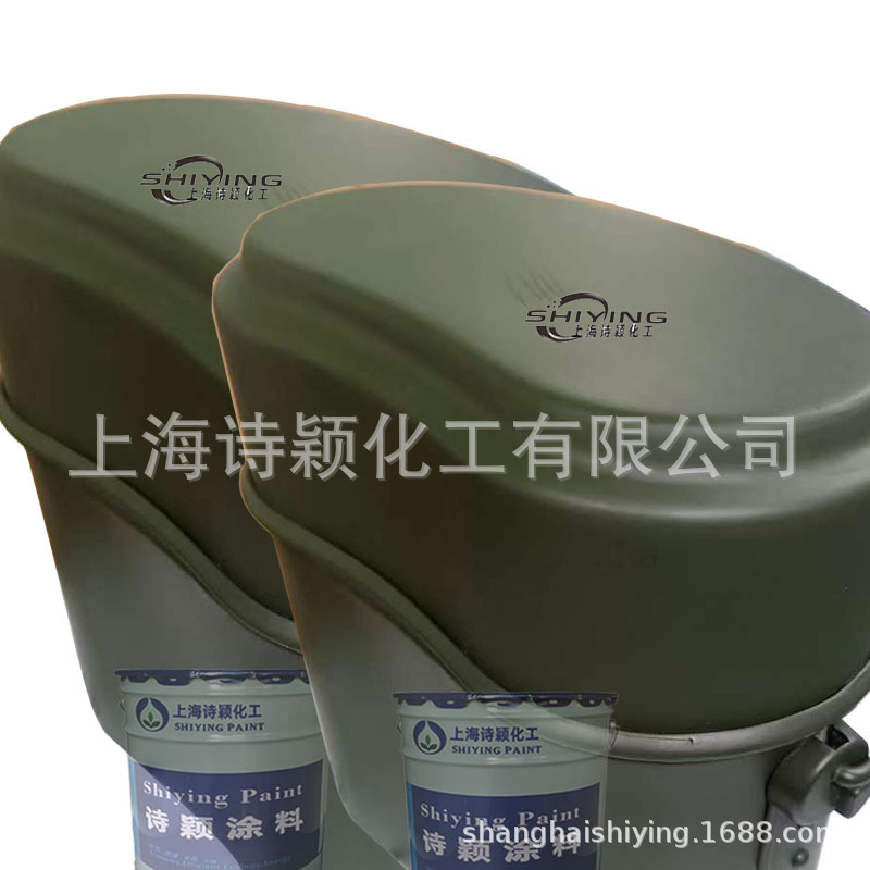 批发机床灰苹果绿上色颜色油漆军车绿中板金属烤漆耐候哑光哑光漆