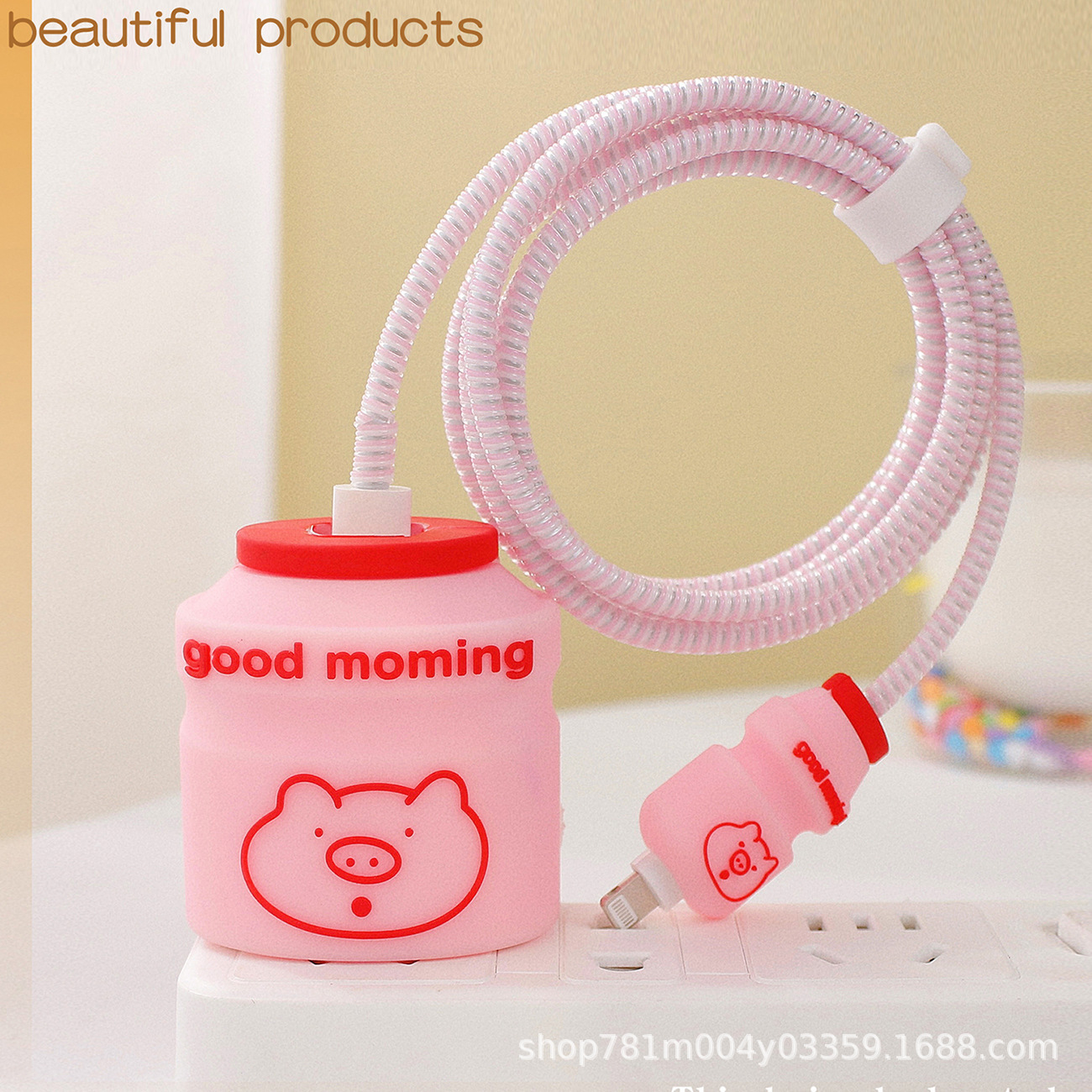 Aplicable Apple 18W / 20W cargador de cabeza de cubierta cargador de cubierta de cable de datos cubierta de 4 piezas al por mayor