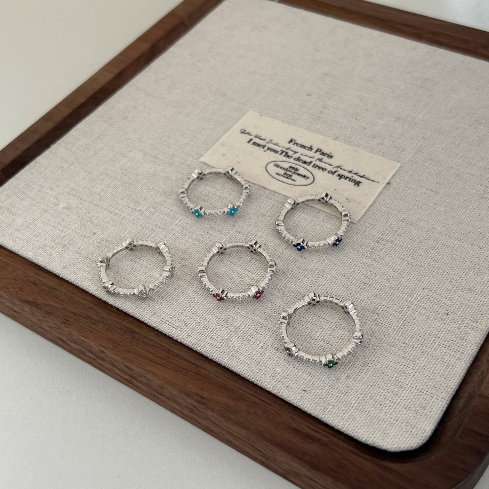 5g Weight Vacuum Plating Gold Plating Process Zircon Inlay Material Rings Classification 1 Piece Quantity Casual Occasion 925 Sterling Silver Material U Shape Pattern Women's Gender Plating Design Simple Style Style 925 Sterling Silver Zircon U Shape Rings 6