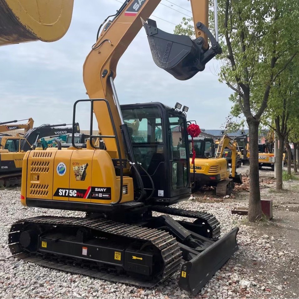 2022 inventario de automóviles de segunda mano SanY75 excavadora original pintura original PC70 80 90 importada máquina de compra