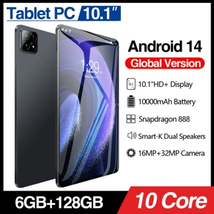 Планшет 2ГБ+32ГБ, Bluetooth, мультирегион EU/US/UK/AU, черный/синий/серый