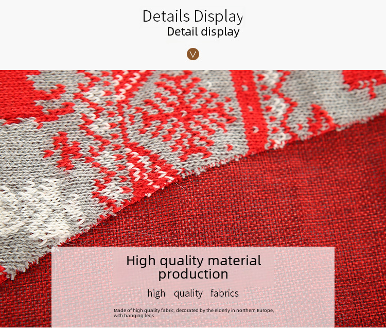 Haube uusi joulukoristeita Rudolph-pöytäjuoksija luova kolmiulotteinen vanhusten ruokapöydän koristelu pöytäliina_voghion.com