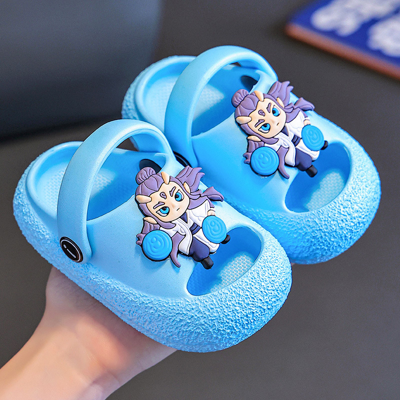 Nezha Dongdong zapatos 1 año 3 interior impermeable contra colisiones zapatillas para niños de verano niños niñas bebés