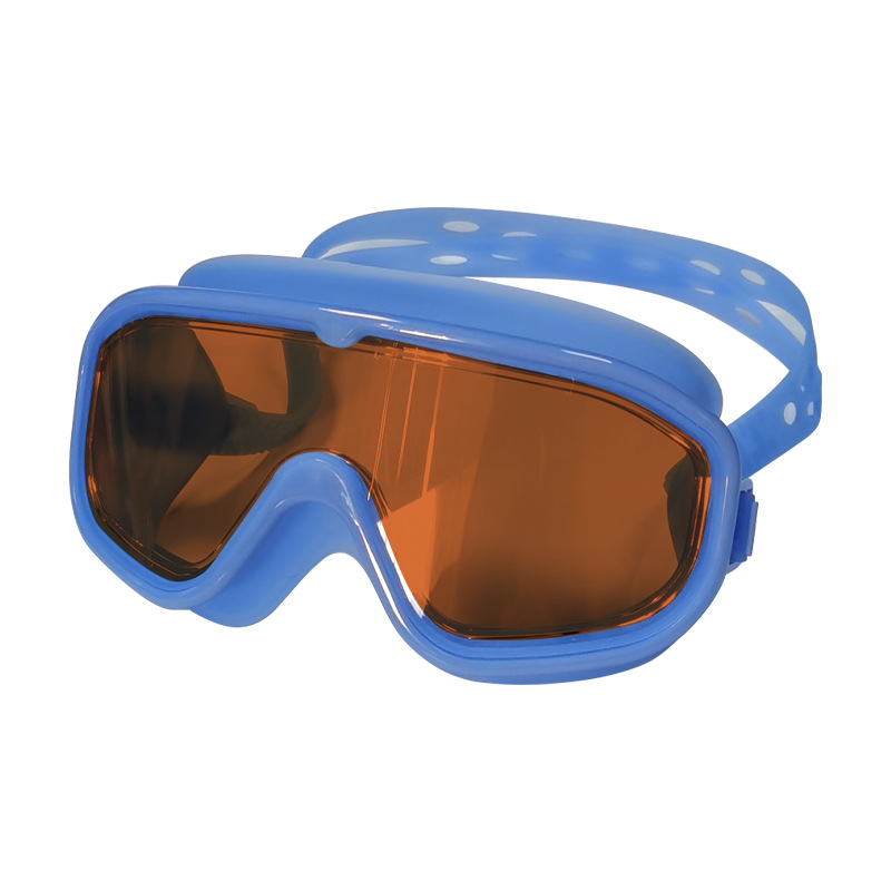 Gafas de Natación de Marco Grande de PC Impermeable y Antivaho para Natación y Buceo