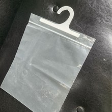 pe大挂钩袋现货批发上开口自封袋内衣裤包装袋带衣架挂钩透明塑料