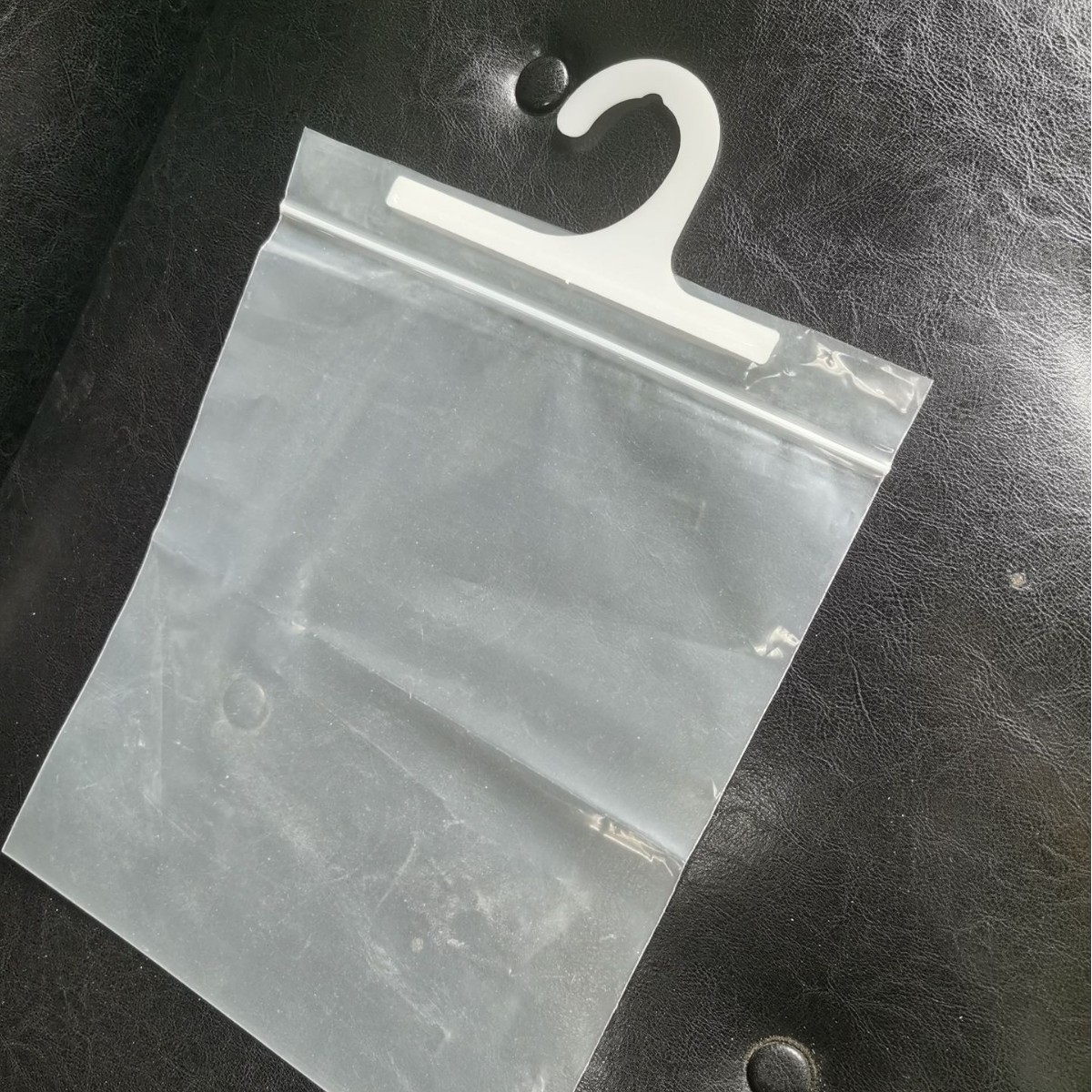 pe大挂钩袋现货批发上开口自封袋内衣裤包装袋带衣架挂钩透明塑料