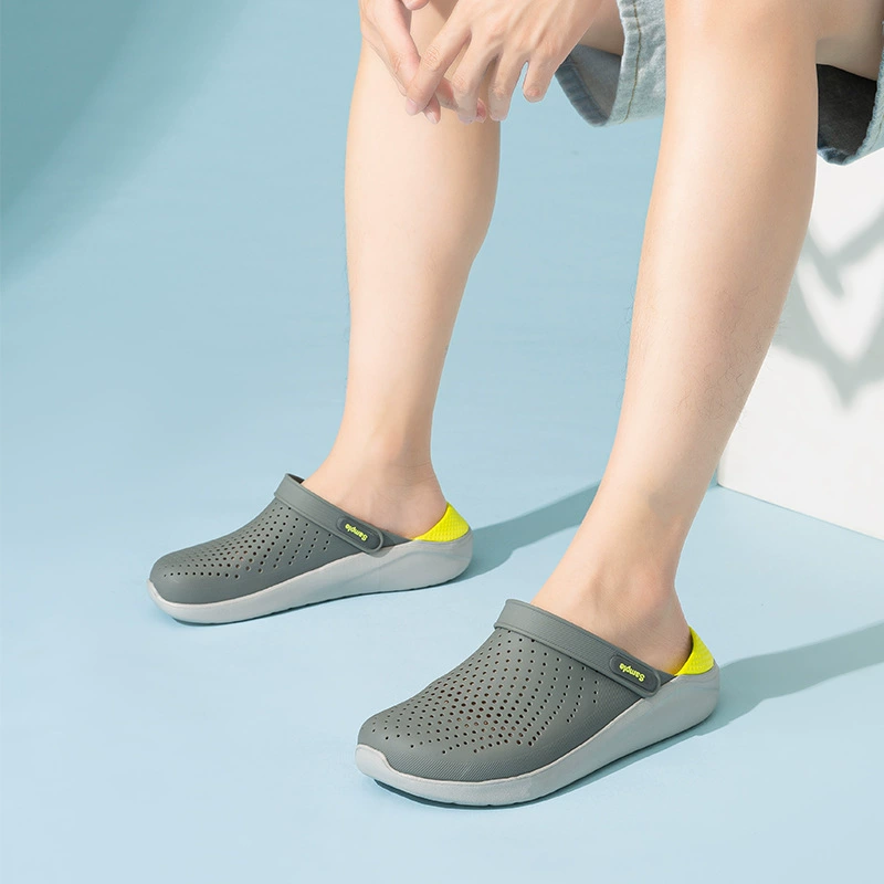 Crocs Crocs Мужская верхняя одежда Нескользящие сандалии для пар на толстой подошве Летние спортивные уличные мужские тапочки Пляжная обувь