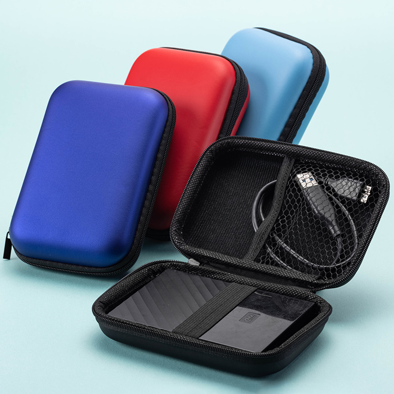 2,5 pulgadas Eva Disco Duro bolsa de almacenamiento de energía cable de datos de auriculares 3C accesorios digitales caja de embalaje del producto electrónico image 6