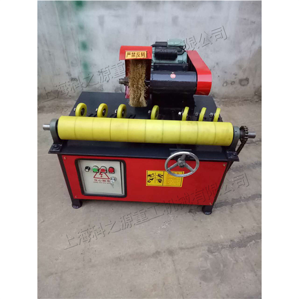 小型立式直管外圆抛光机 直管抛光除锈机 金属钢管除锈抛光机