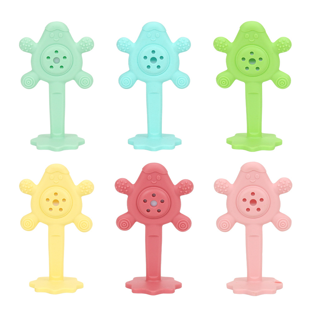 Avocado rattle teether-customized color (minimum order 300 pieces)