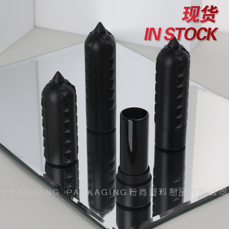 化妆品彩妆包材壳子唇彩管唇釉管空管现货供应空瓶子创意哑黑