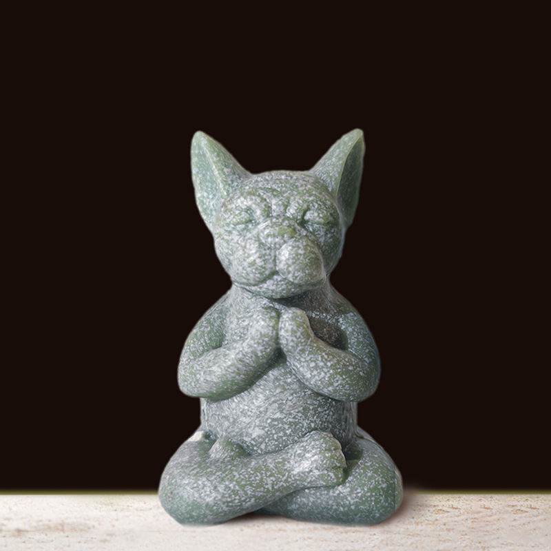 Popular Estatua de Buda del Sudeste Asiático, Buda Sentado con Espíritu Zen, Adorno de PVC, Artesanía Creativa, Decoración para Sala de Estar, en Existencia.