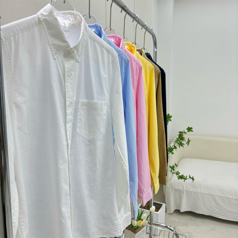 Dropshipping Classic Linen Long-Sleeve Sun Protection Shirt 2025 Spring and Autumn Fashion Versatile Shirt Crocodile Pattern