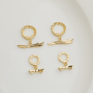 14K����ɫ�A�κ����I�YOT�� �r����ëIQ�����B�ӿ� diy��β��